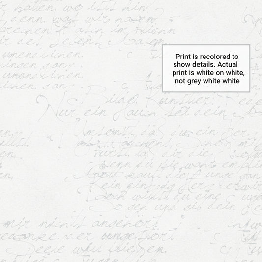 Textured white paper with handwritten text