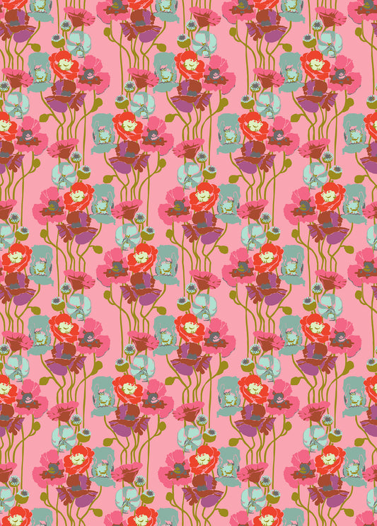 *PRE-ORDER* Overdressed - Pouring Poppies in Haze - AMT151-23V