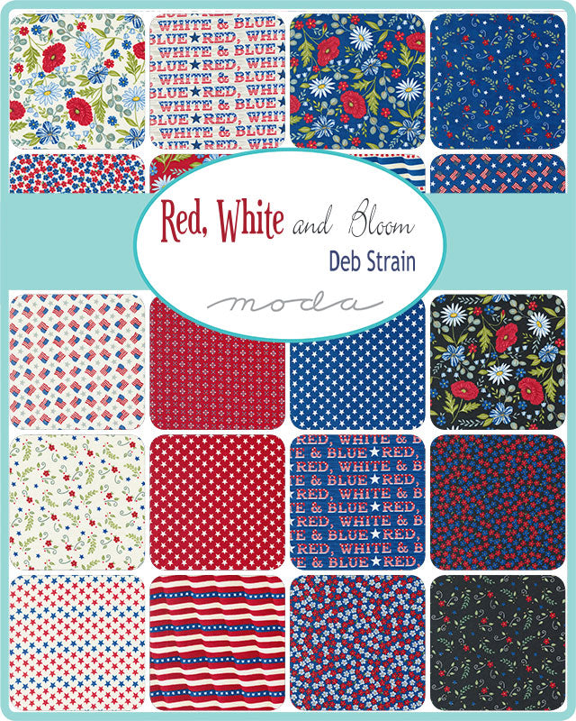 Red White and Bloom by Deb Strain - LayerCake - 56110LC