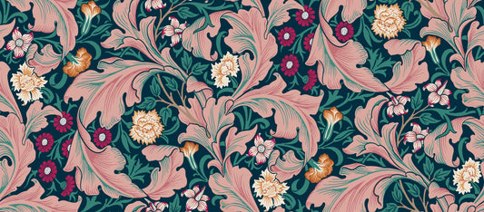 *PRE-ORDER* Bedford Park Lawn by Morris & Co - Leicester - CLWM019.Teal