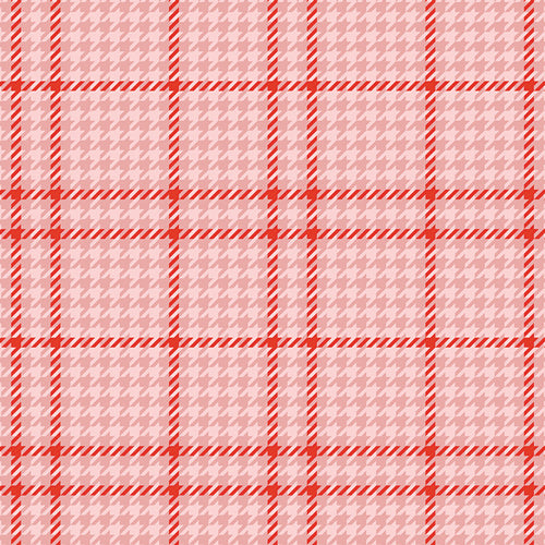 Christmas in Color by Art Gallery Fabrics - Holiday Check Candycane - CMC-25405
