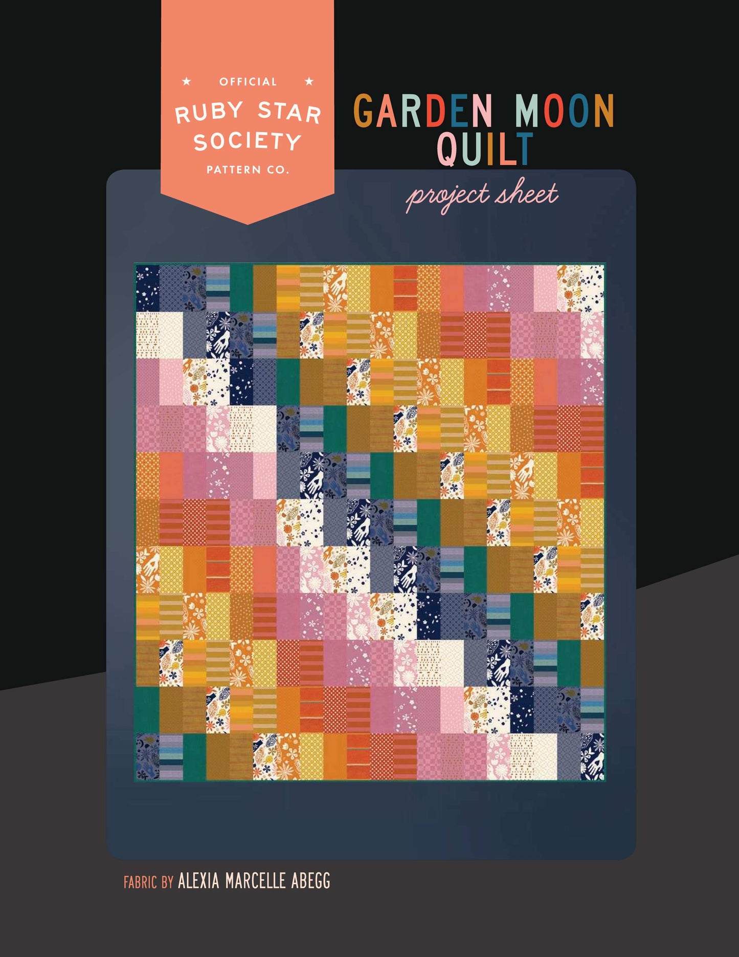 Free Quilt Pattern - Ruby Star Society Garden Moon Quilt Pattern