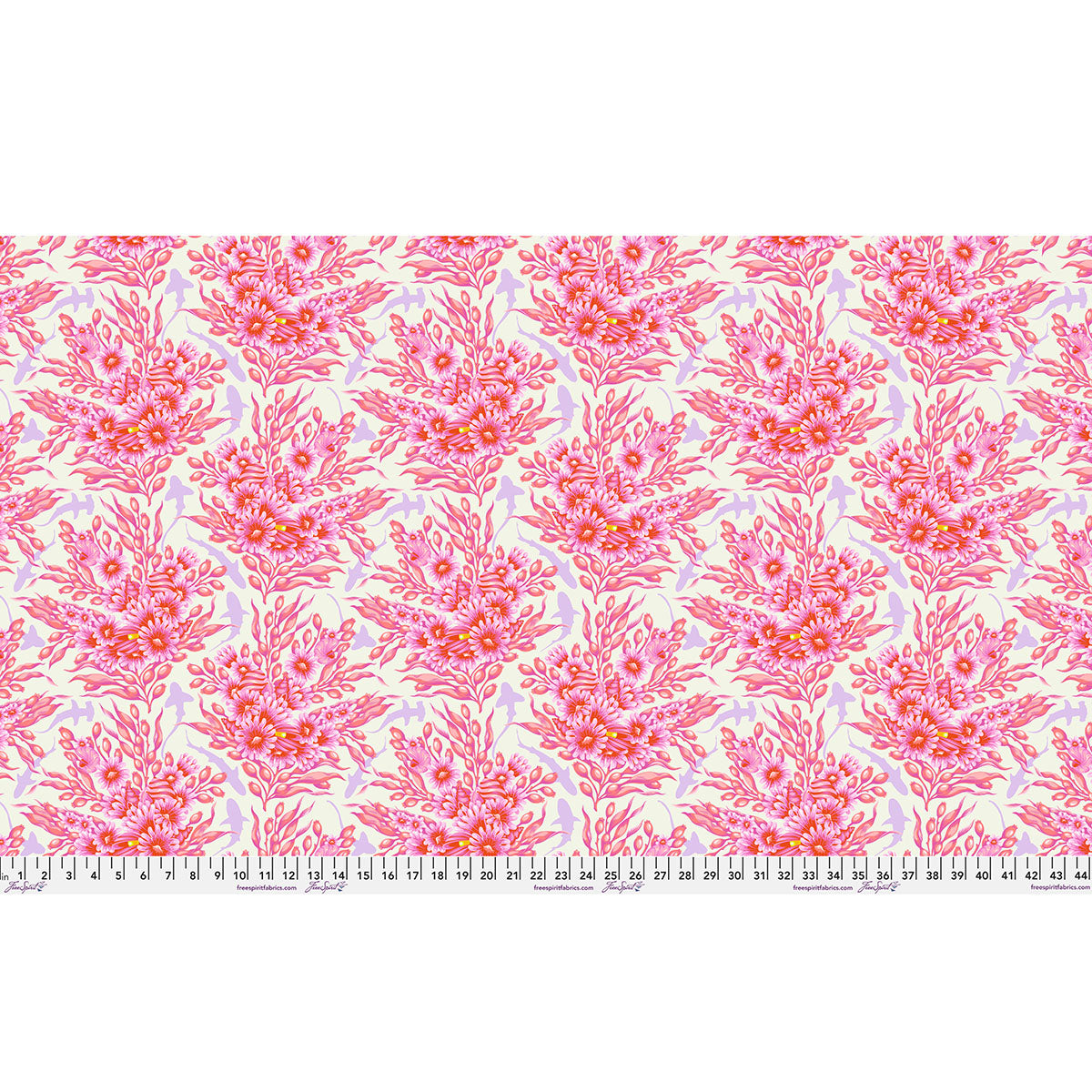 Floral Reef - Tula Pink - Shadow Sharks - Delphine - PWTP267.Delphine