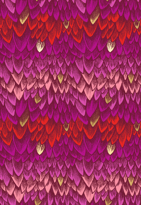 Fireglow - Scales/Feathers - Rose Metallic - SKU:RS2134-11