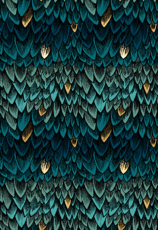 Fireglow - Scales/Feathers - Galaxy Metallic - SKU:RS2134-13M