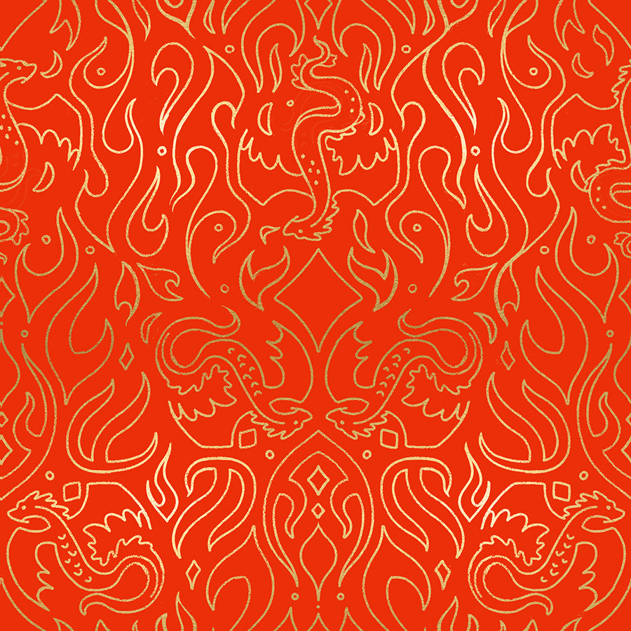 Fireglow - Scribe - Dark Ruby Metallic - SKU:RS2137-12M
