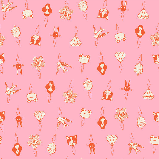 Thread Charms in Posy quilting cotton showing full print repeat