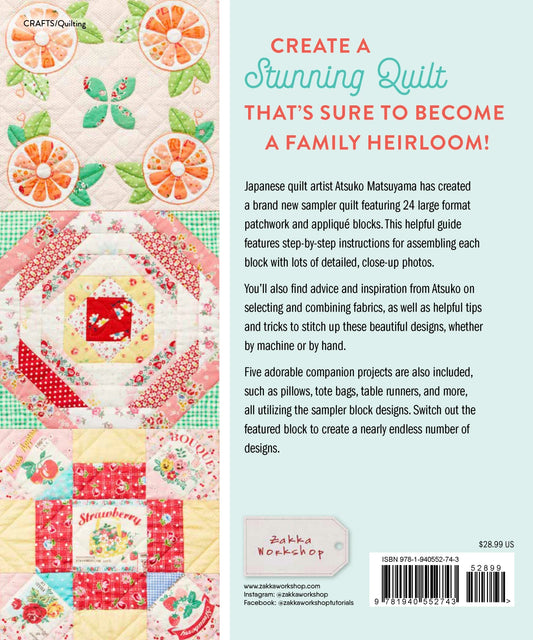 The Vintage Flower Sampler Quilt Book