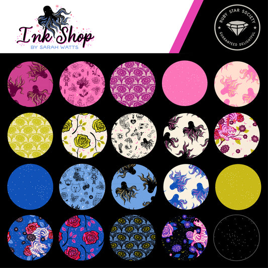 Ink Shop fabric collection by Sarah Watts for Ruby Star Society