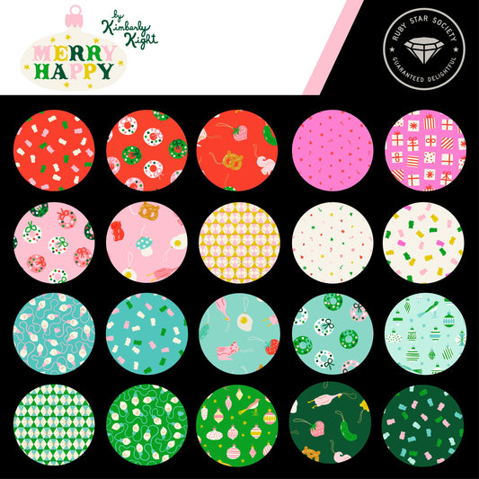 Merry Happy by Kimberly Kight for Ruby Star Society - 10" Layer Cake