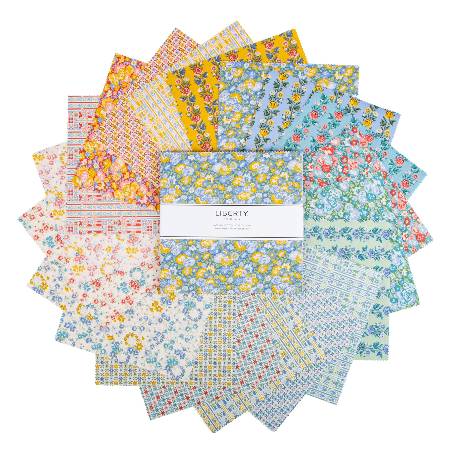 Palace Gardens - Liberty of London - Lasenby Quilting Cotton - 10" Stacker