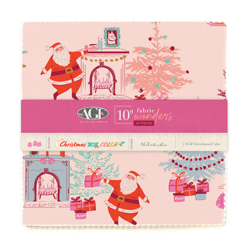 Christmas in Color by Art Gallery Fabrics - 10" Fabric Wonder - 10W-CMC