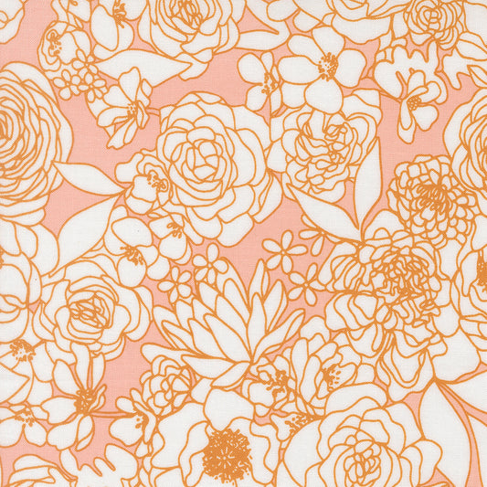 True to Hue - Hidden Facet Floral - Blush - 11560-28