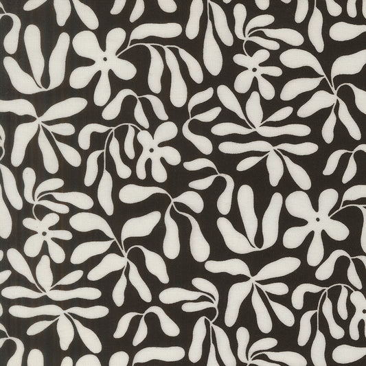 True to Hue - Obsura Florals - Black as Night - 11565-12