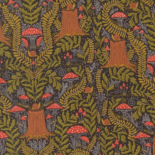 Night Owl by Gingiber for Moda - Woodland Mushrooms