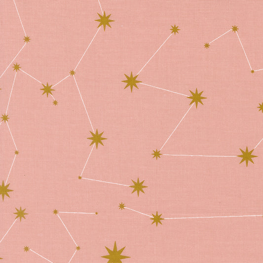 Pink Constellations, Night Owl by Gingiber for Moda Fabrics.