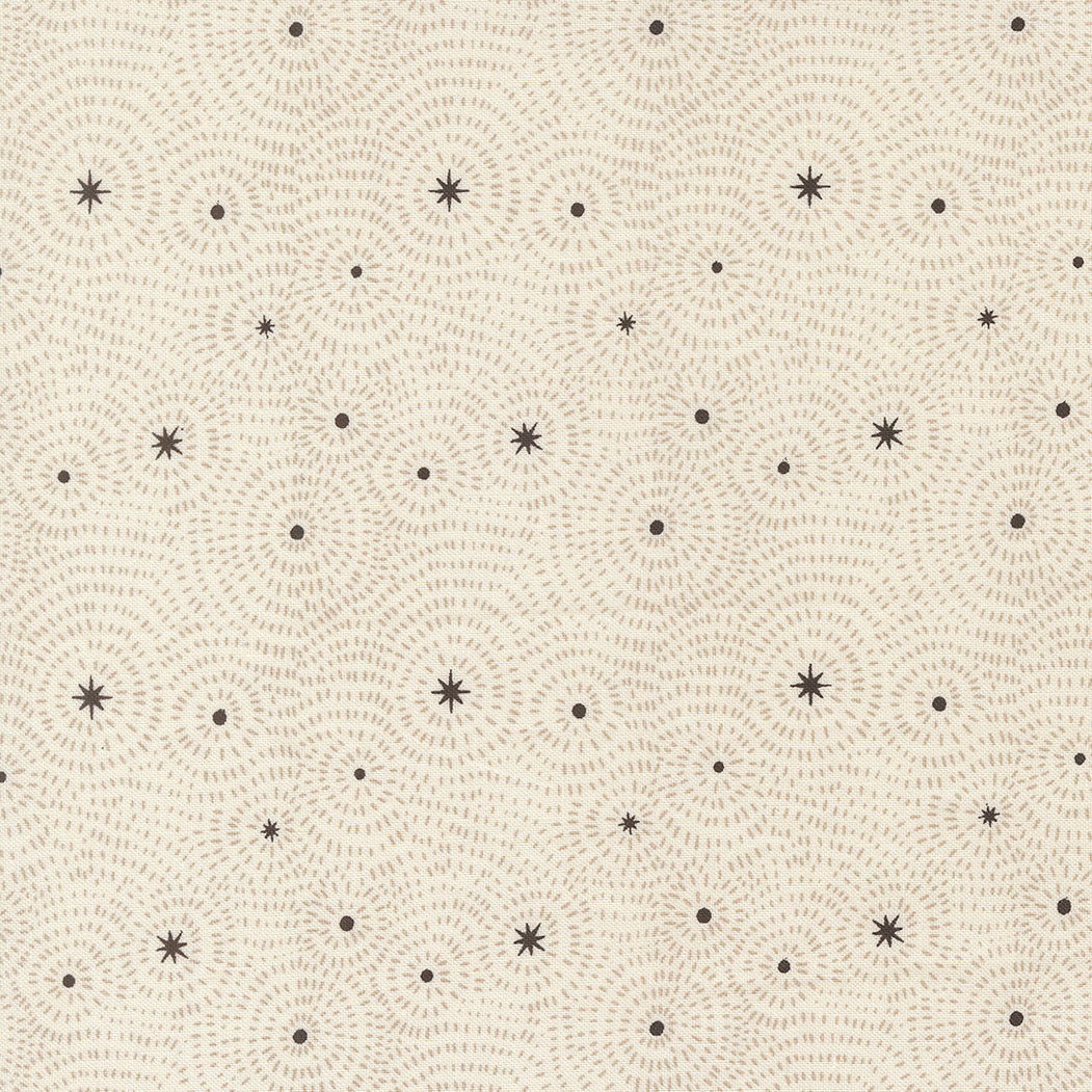 Starry night by Gingiber for Moda Fabrics from the Night Owl collection.