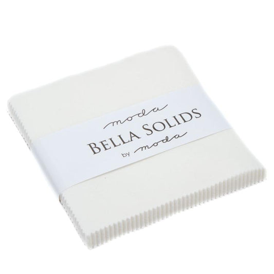 Bella Solids Charm Pack - Off White - 9900PP-200