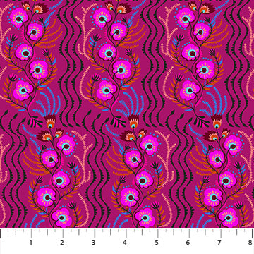 *PRE-ORDER* Allegory by Anna Maria Parry - Tambourine in Magenta - AMT147-28L