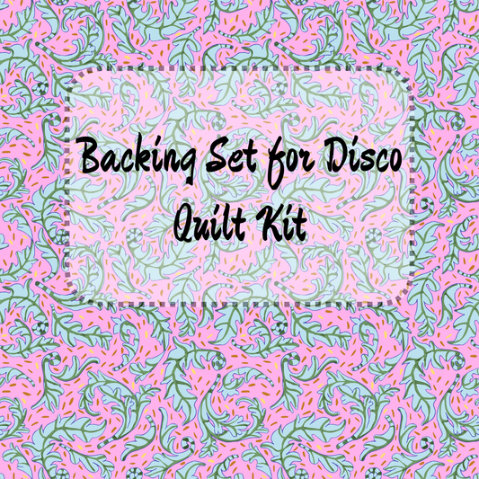 *PRE-ORDER* Blostma & Song - Disco Quilt Kit - Backing Set