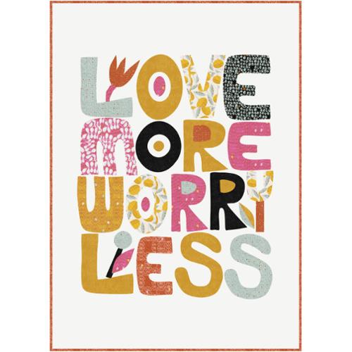 Love More Worry Less Quilt Kit featuring Balisong by Zen Chic