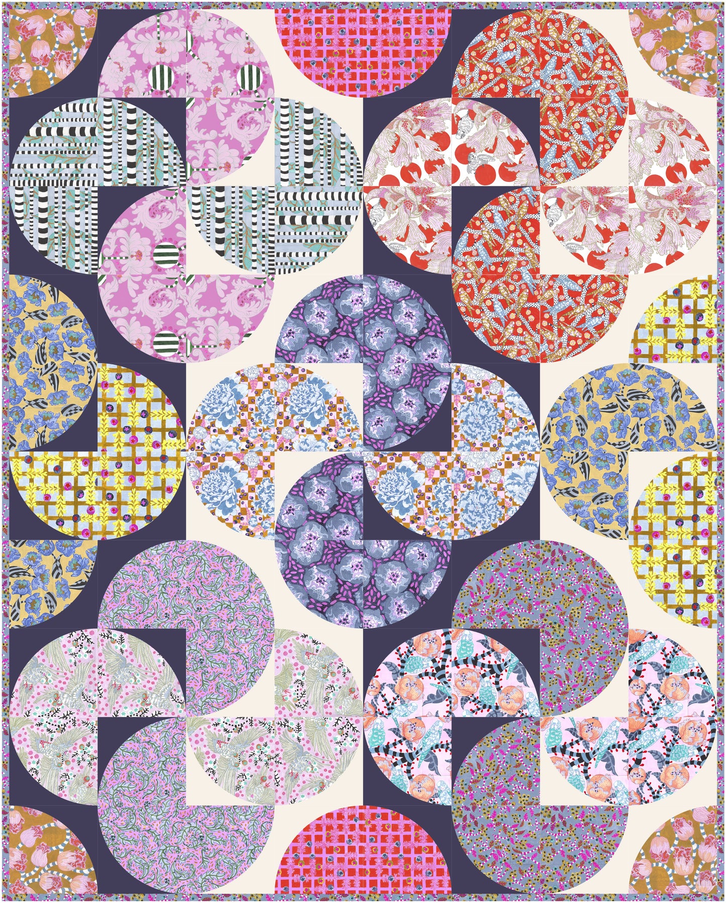 Disco Quilt - Kit featuring Blostma & Song