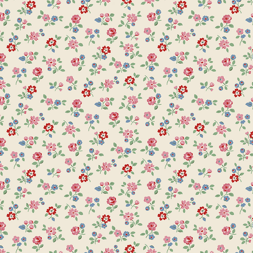 Cath Kidston Signature Arlington Ditsy Cream fabric by Cath Kidston for Riley Blake Designs