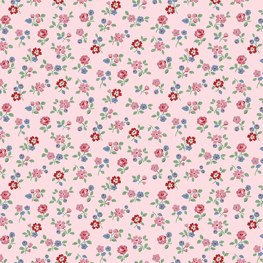 Cath Kidston Signature Arlington Ditsy Pink fabric by Cath Kidston for Riley Blake Designs