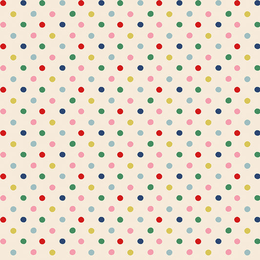 Cath Kidston Signature Button Spot Multi fabric by Cath Kidston for Riley Blake Designs