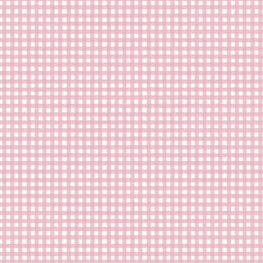 Cath Kidston Signature Gingham Pink fabric by Cath Kidston for Riley Blake Designs