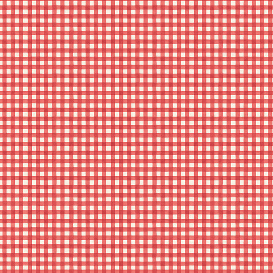 Cath Kidston Signature Gingham Red fabric by Cath Kidston for Riley Blake Designs