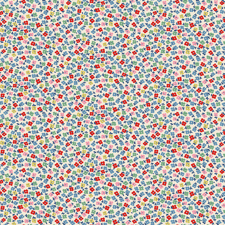 Cath Kidston Signature Teeny One Cream fabric by Cath Kidston for Riley Blake Designs