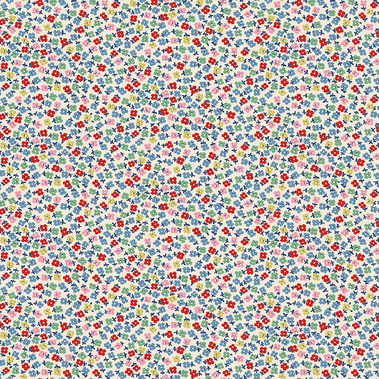Cath Kidston Signature Teeny One Cream fabric by Cath Kidston for Riley Blake Designs