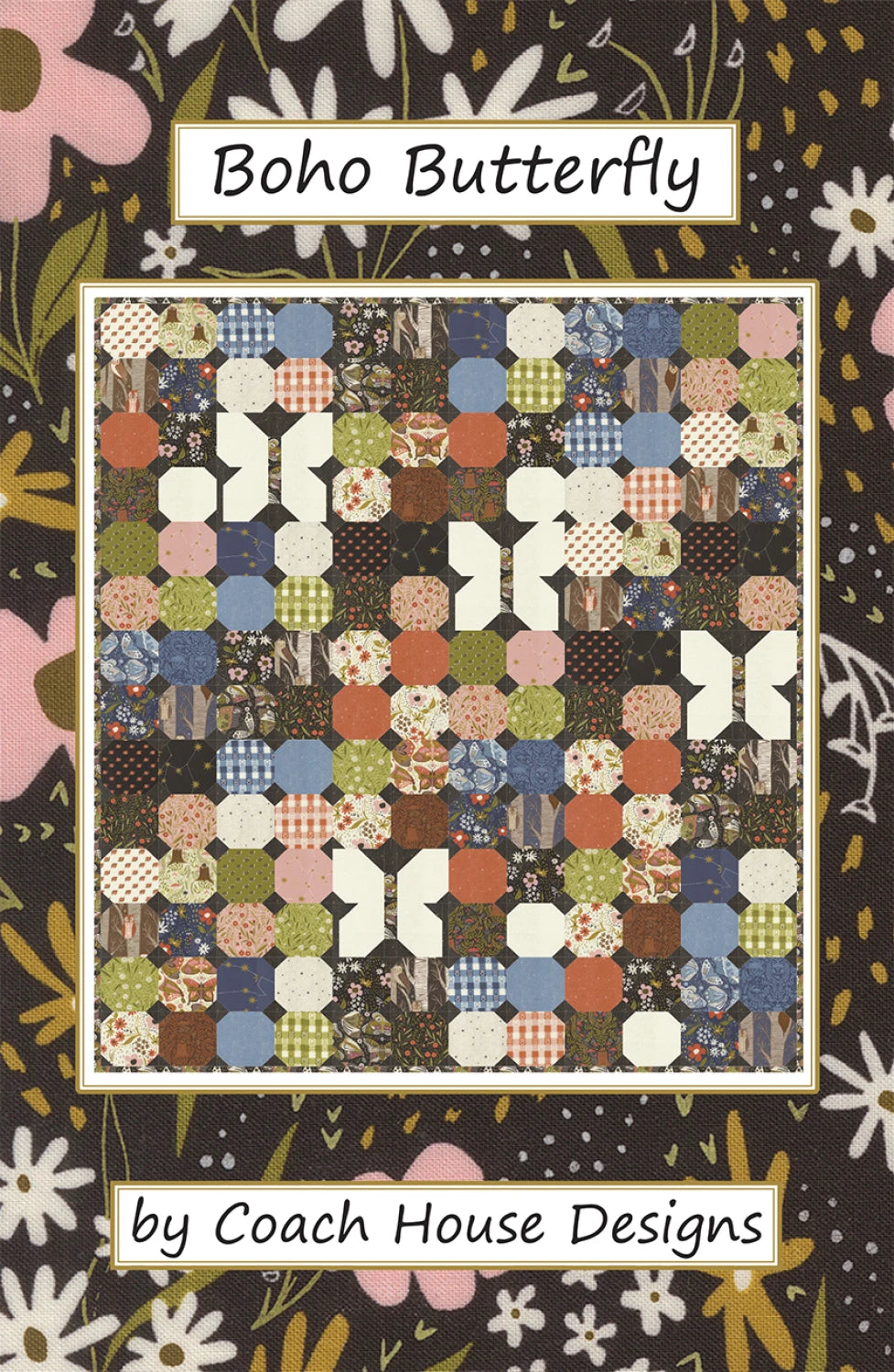 Boho Butterfly Quilt Pattern - Coach House Designs