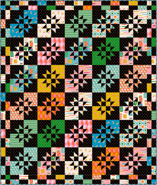 Split Star Quilt Kit featuring Trinketry by Ruby Star Society