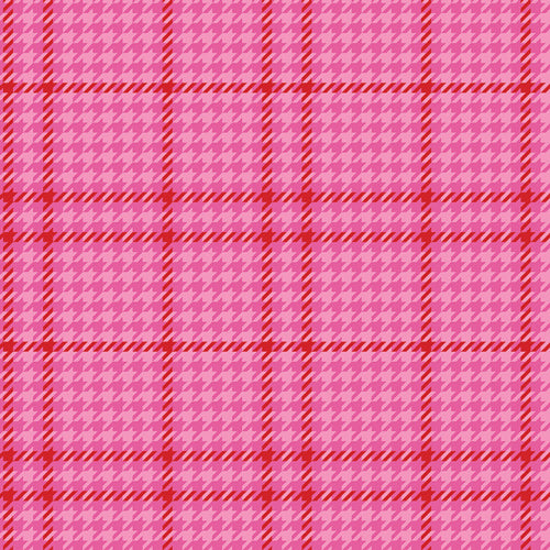 Christmas in Color by Art Gallery Fabrics - Holiday Check Sugarplum - CMC-25408