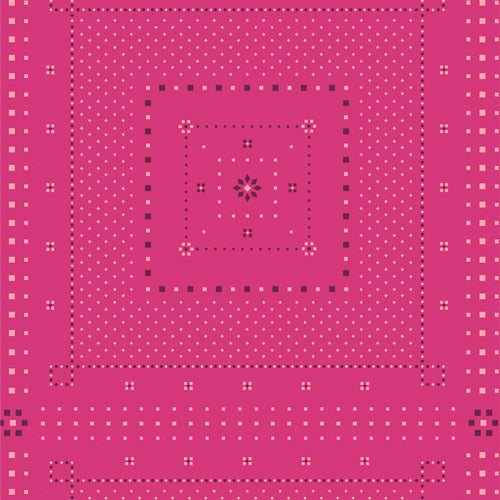 Handkerchief Fuchsia Art Gallery Studio - Cur8tor Bohemia