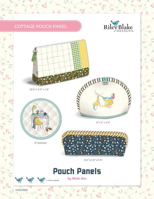 Free Project Pattern - Cottage Pouch Panel