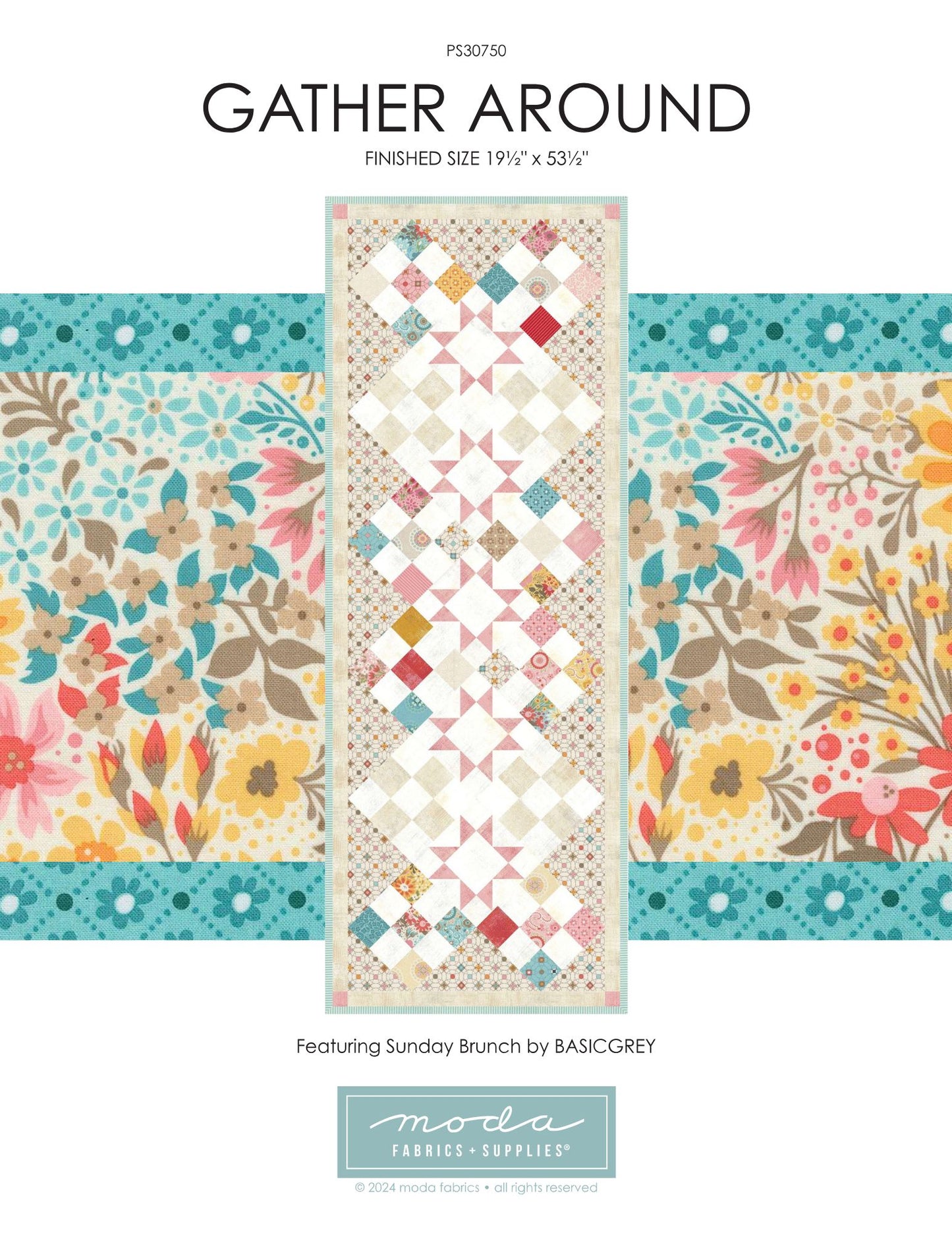 Free Quilt Pattern - Gather Around - Table Runner