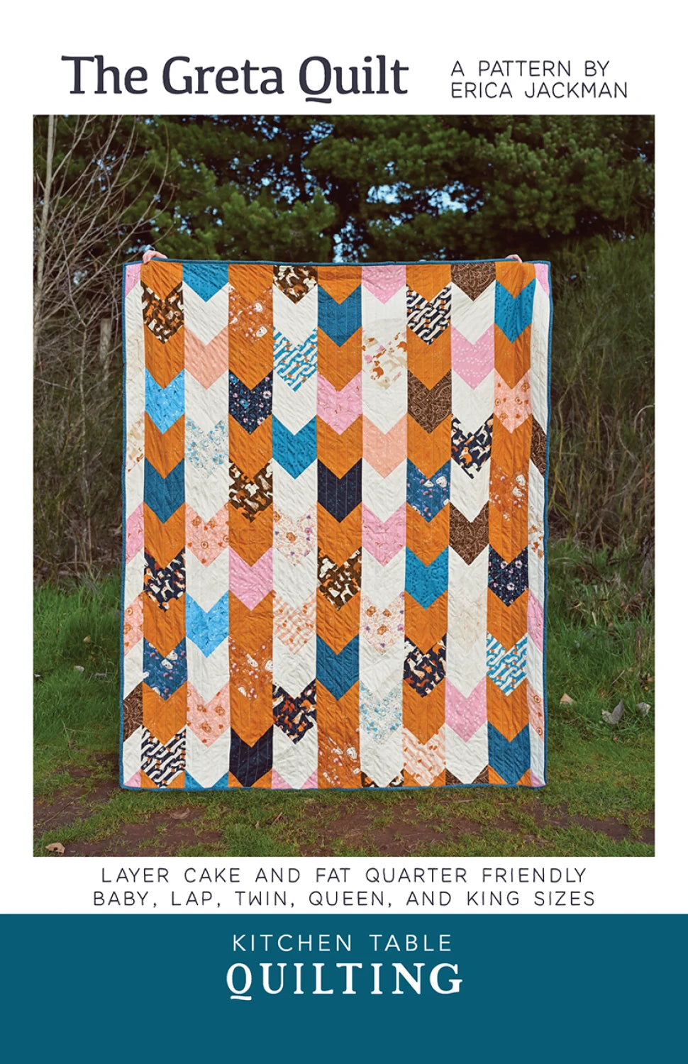 The Greta Quilt Pattern by Kitchen Table Quilting