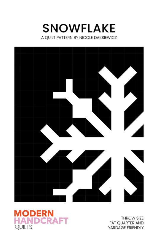 Snowflake Quilt Pattern by Modern Handcraft