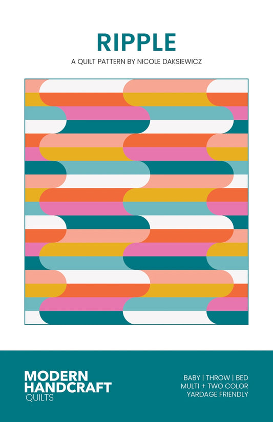 Ripple Quilt Pattern by Modern Handcraft