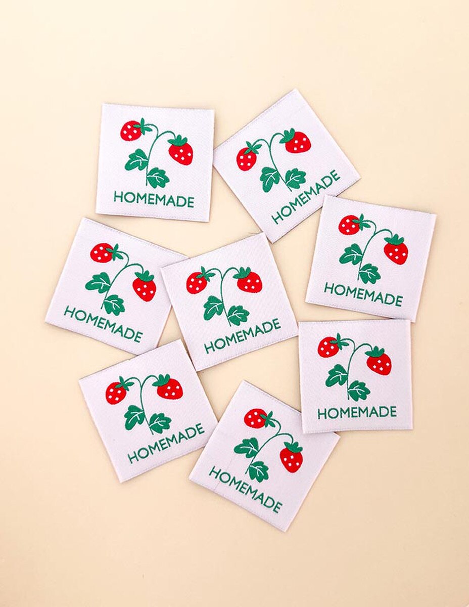 Minki Kim - Homemade - Pink - Woven Labels