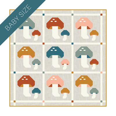 Forest Fungi Quilt Pattern by Pen & Paper Patterns