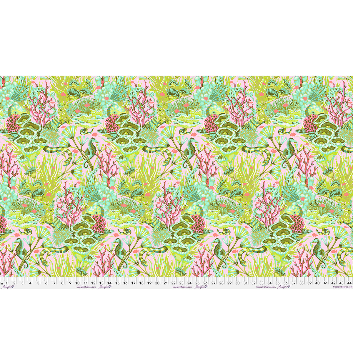 Floral Reef - Tula Pink - Reef What you Sew - Coralline - PWTP264.Coralline