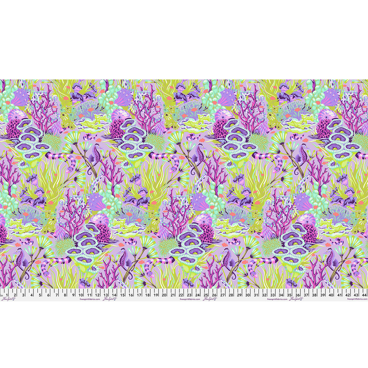 Floral Reef - Tula Pink - Reef What you Sew - Ultraviolet - PWTP264.Ultraviolet