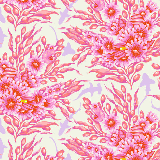 Floral Reef - Tula Pink - Shadow Sharks - Delphine - PWTP267.Delphine