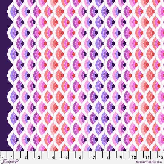 Floral Reef - Tula Pink - Aquatic Lace - Ultraviolet - PWTP269.Ultraviolet