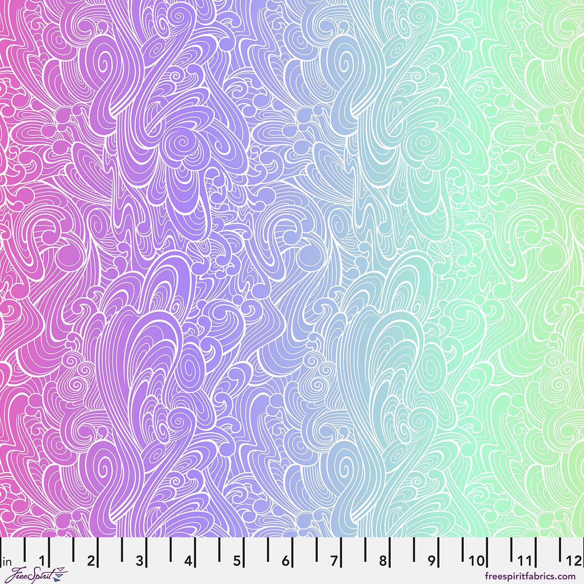 Floral Reef - Tula Pink - Riptide - Deep Dive - PWTP270.DeepDive