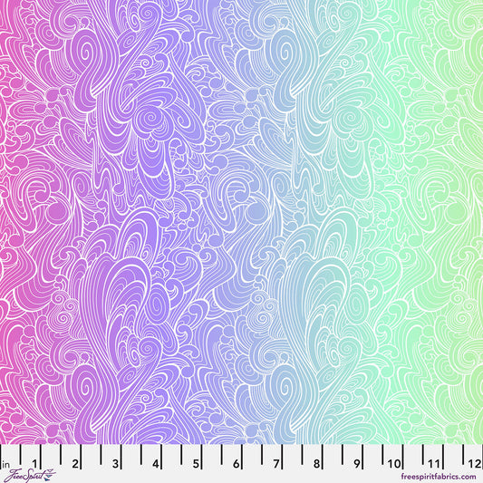 Floral Reef - Tula Pink - Riptide - Deep Dive - PWTP270.DeepDive